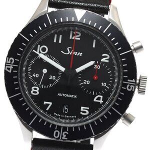 Sinn 158 Limited to 500 chronographs black Dial Automatic Men's Watch_896387